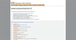 Desktop Screenshot of easynetserver.it