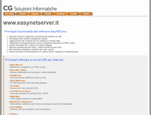 Tablet Screenshot of easynetserver.it